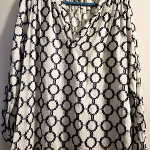 Blousson sleeved blouse